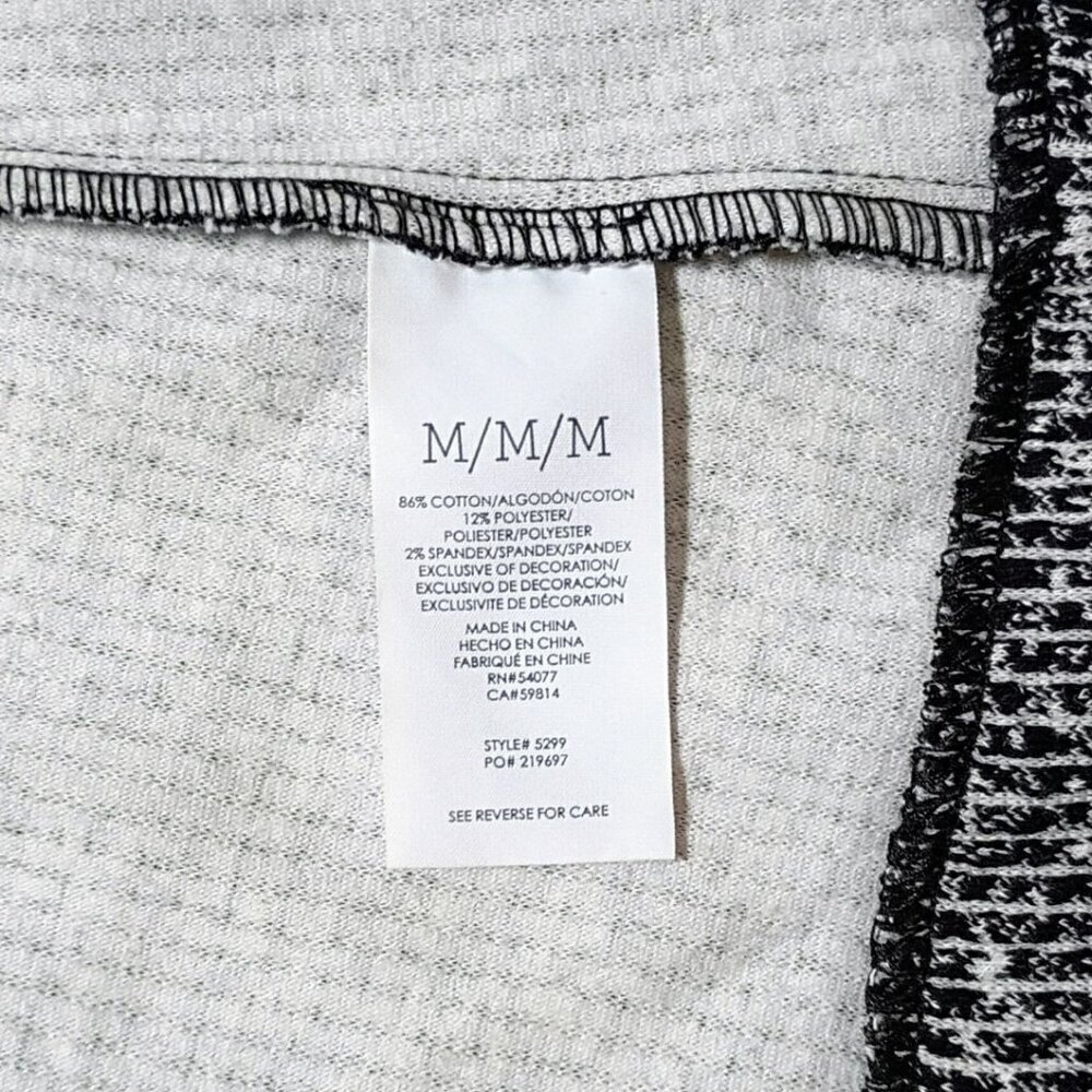 Cabi The Times Jacket Black White Tweed Open Front Cardigan Coat Women’s Medium - Picture 6 of 10